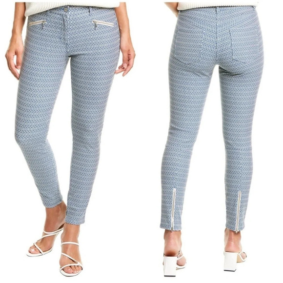 J McLaughlin Baxter Skinny Jeans Aegean Link Print - Picture 10 of 10